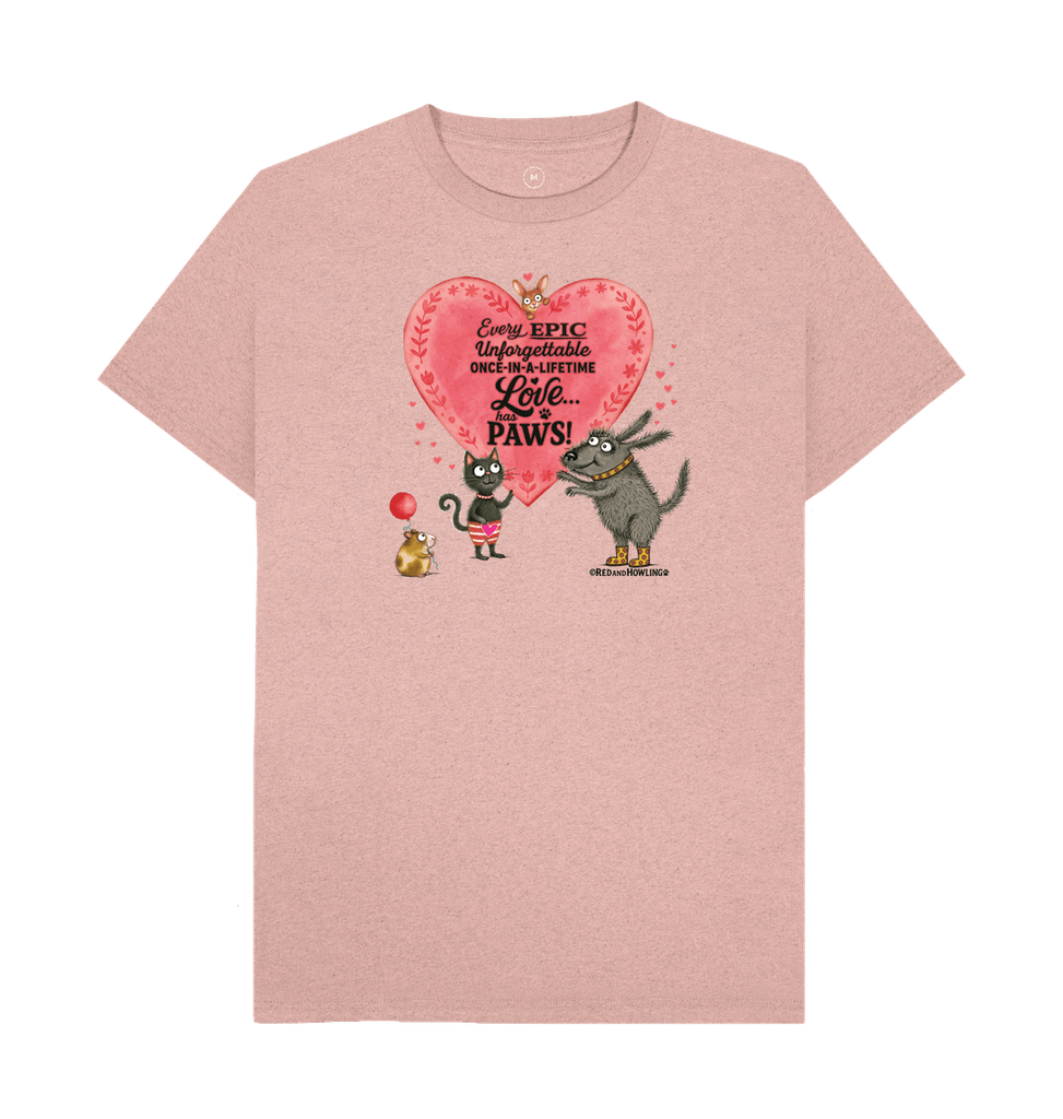 Sunset Pink Recycled Printed T-Shirt