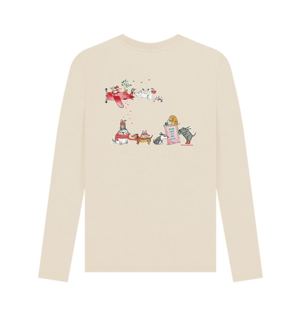 Oat Peace Love & Joy Organic Long Sleeve T-shirt