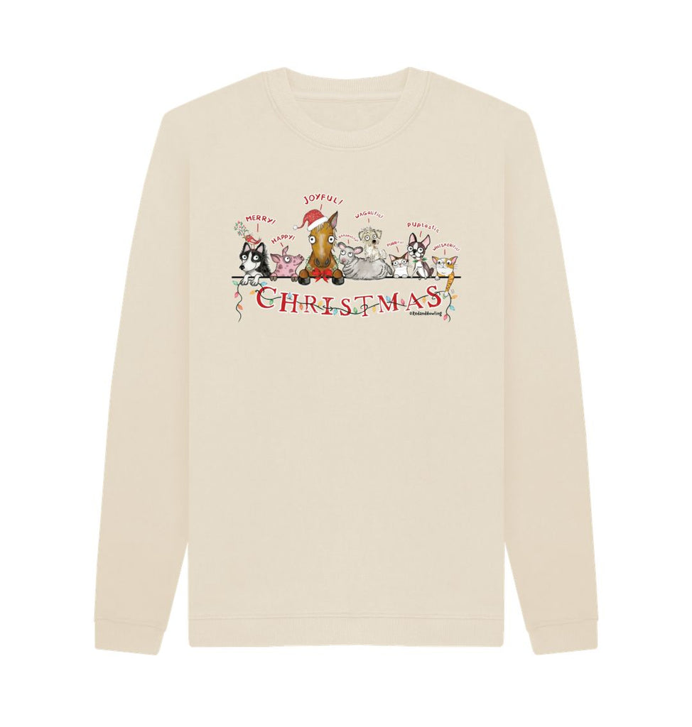 Oat \"Magical Christmas\" Unisex Organic Crew Neck Sweatshirt