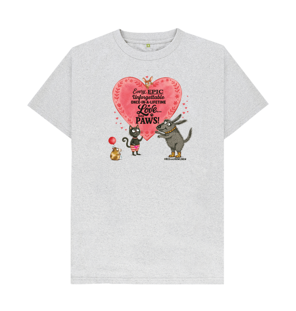 Grey Recycled Printed T-Shirt