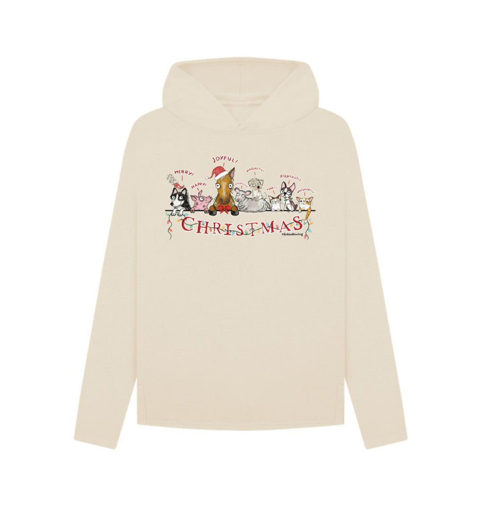 Oat \"Magical Christmas\" Women's Organic Relaxed Fit Hoodie