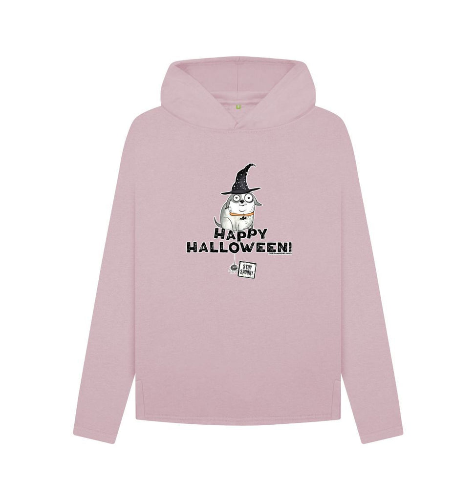 Mauve Happy Halloween: Stay Spooky Women's Organic Crew Sweatshirt