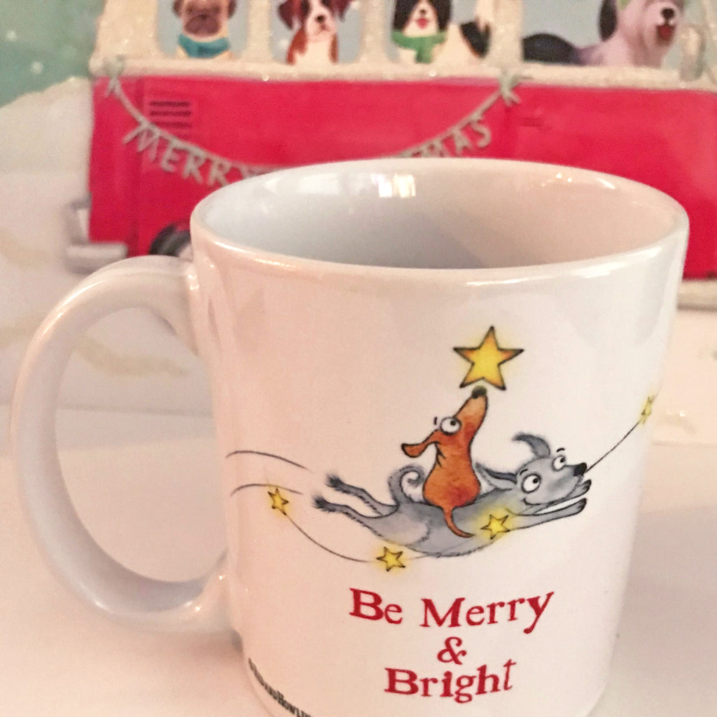 "Be Merry" Holiday Mug (NEW for 2019!) - Red and Howling